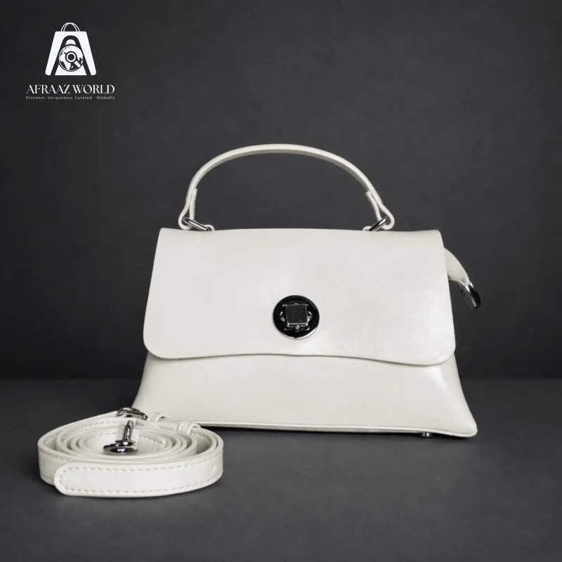 The Daisy-Dolly Petite Satchel: Elegant Top-Handle Bag with Adjustable Sling