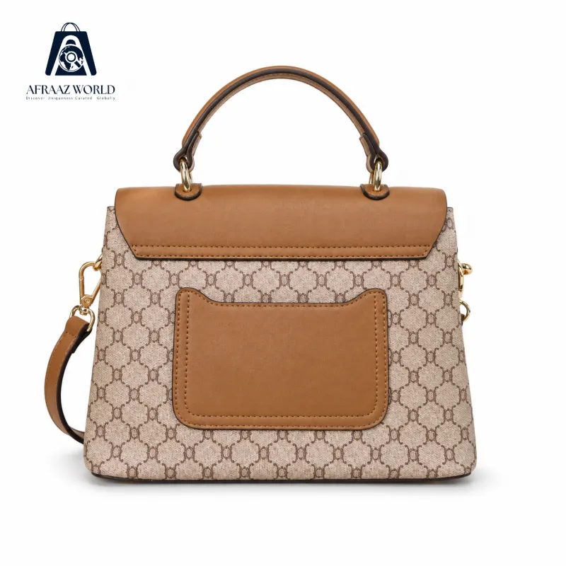 Vintage Luxe Monogram Handbag