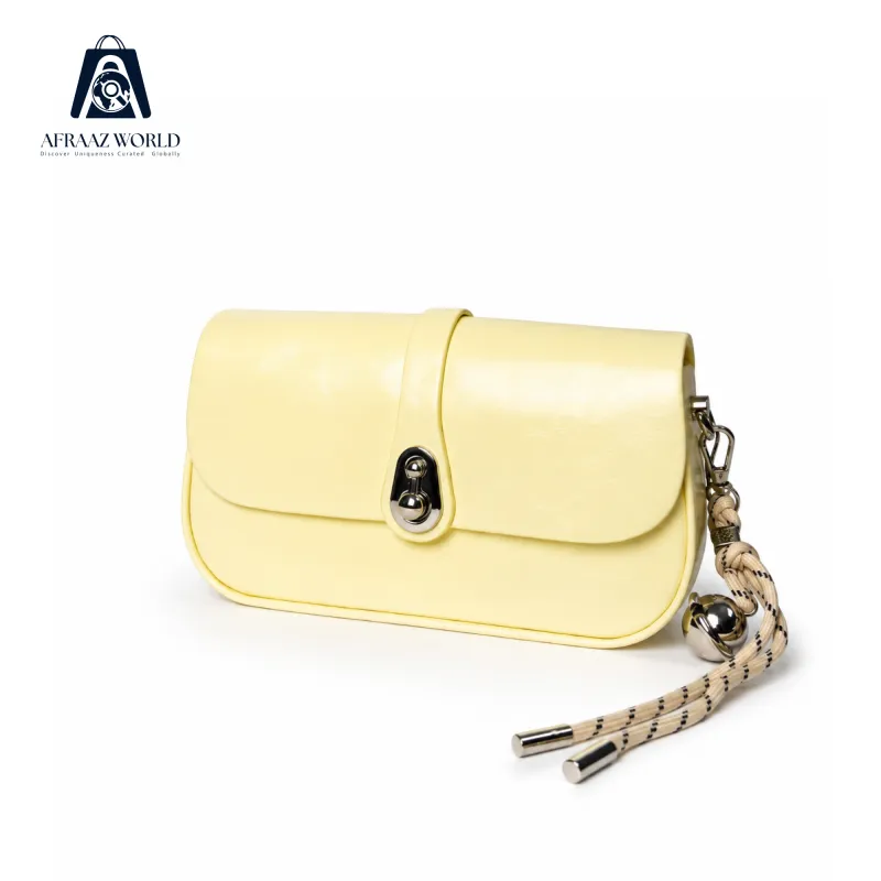 The Lumina Twist-Lock Crossbody Bag