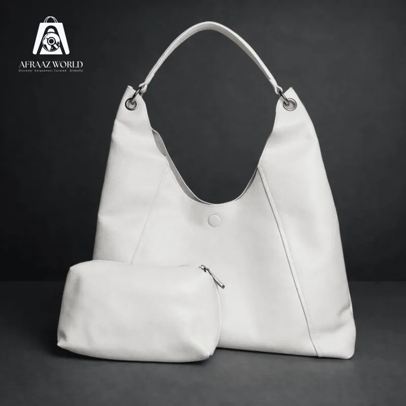 Chic Tote Bag with matching pouch